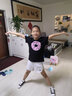 Converse 匡威儿童装男童短袖t恤夏季新款打底大童透气小女孩半袖运动T恤 8642正黑色-（印花）中性 150 /72 【建议身高140-152cm】 实拍图