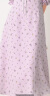 诗凡黎（'SEIFINI）粉紫双层娃娃领碎花连衣裙2024春新款吊带长裙泡泡袖上衣女 粉紫娃娃领 160/84A/M 晒单实拍图