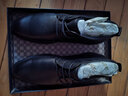金利来棉鞋冬季皮鞋商务正装男鞋皮棉鞋加绒保暖棉皮鞋系带男士牛皮高帮 系带（偏大一码） 43 实拍图