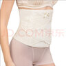 犬印本铺（INUjIRUSHI）孕妇产后二阶段强力塑身收腹带产妇束腰顺剖通用透气减脂束腹带 米色 XL 实拍图