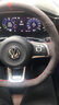 奥迈尔 适用于大众探岳方向盘套真皮手缝途观L凌渡速腾朗逸途岳途昂探歌途锐帕萨特迈腾高尔夫R-Line 纯黑色翻毛+红色线+红色回正标 实拍图