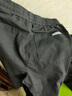 都美姿秋季小脚休闲裤男宽松直筒哈伦裤子弹力松紧腰九分百搭长裤子男 深灰色+黑色 M 实拍图