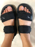 彪马（PUMA）缓震增高厚底云感防滑魔术贴凉鞋男女RS-SANDAL374862 黑色-水泥灰-02 37 实拍图