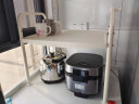 宝优妮微波炉架子厨房置物架调料架单双层免打孔可调高低白色台面收纳架烤箱架 实拍图