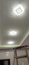 格鹏（GEPENG） 网红过道灯走廊灯进门入户玄关阳台现代简约方形led吸顶灯具 20cm 方形黑色款（ 白光） 实拍图