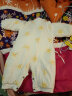 童泰秋冬婴儿衣服新生儿夹棉连体衣0-6个月宝宝哈衣 黄色丨C款 52cm 实拍图
