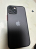 云粼 适用苹果13手机壳磨砂透明iPhone13Pro保护套镜头全包13ProMax防摔壳mini壳 苹果13mini【黑色+全屏钢化膜】 实拍图