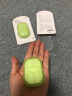 FaSoLa香皂片香皂纸便携洗手小肥皂纸片旅游常随身清洁纸香皂 绿茶（50片*2） 实拍图