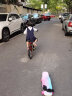 MIDLETN 男女折叠自行车成人折叠车学生车迷你款自行车碟刹变速折叠车 14寸碟刹红黑色 实拍图