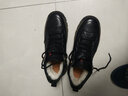 燎华冬季棉鞋男士新款羊毛户外登山靴子男真皮棉皮靴男开车休闲皮棉靴 JC2595黑色 40 实拍图