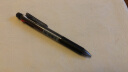 日本TANOSEE 多功能三合一圆珠笔 红黑0.7mm油笔芯+0.5mm自动铅芯手账笔棕色杆1支 16-8506-220 实拍图