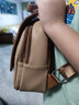 稻草人（MEXICAN）双肩包女2025新款韩版学院风学生书包文艺通勤背包生日礼物送女友 杏配棕 实拍图
