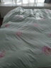 斯诺曼加厚高档100支贡缎进口95白鹅绒羽绒被芯冬被子2.2*2.4m充1500g蓝 实拍图