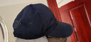 JEEP SPIRIT吉普夏季棒球帽男士运动帽子防晒网帽透气大头围速干帽薄款鸭舌帽 深蓝色 均码（56-59cm）可调节 实拍图