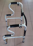 雅德老人助行器四脚拐杖残疾人助步器骨折铝合金带轮助力器马桶扶手 YC8209J带2轮/带坐（两用款） 实拍图