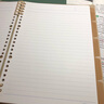 【免费刻字】KOKUYO日本国誉活页本不咯手学生笔记本外壳可拆卸活页夹手账本记事本子  一米新纯B5绿色 实拍图