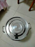 小渝圆桶带盖商用汤桶烧水桶卤桶炖锅大容量加厚家用汤锅304不锈钢桶 304钢直径35cm高度 35cm 30L 实拍图