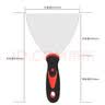 卡夫威尔不锈钢油灰刀5英寸抹泥铲刀塑柄清洁刮刀抹灰腻子刀1支 KE3407 实拍图