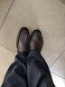 红蜻蜓（REDDRAGONFLY）男休闲鞋男士商务潮流软底豆豆皮鞋 WTA41711/12 深棕色 40 晒单实拍图