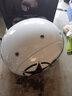 BEON摩托车头盔电动车3C认证男女四季儿童轻便半盔安全帽个性夏季透气 亮白钛星 XL 实拍图