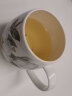 品来运创意陶瓷马克杯带盖大容量家用喝水杯子欧式带勺骨瓷办公室茶杯女 茶花圆肚 马克杯带盖勺（情侣对杯） 实拍图