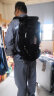 名鹿超大容量双肩背包男士登山旅行包户外手提单肩斜挎运动电脑行李包 黑色加大版（48升） 实拍图