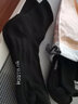 莫代尔白色袜子男中筒毛巾底防臭青少年学生篮球运动袜高腰长筒跑步袜黑 4双黑色【中筒】 实拍图
