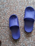 美人桥拖鞋情侣款男女舒适居家柔软轻便室内一字型凉拖浴室洗澡拖883 深兰（男款） 39 实拍图