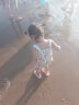 宝朋（BAWOO & PENG）婴儿夏季套装女宝宝无袖吊带分体短裤两件套小女孩纯棉碎花衣服 婴儿粉 100码 身高90-100CM（30斤以内） 晒单实拍图