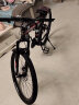 凤凰（Phoenix）折叠山地自行车男女成人学生青少年单车双减震碟刹轻便运动变速 黑红辐条轮 24速高配-26寸 实拍图