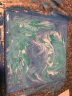 蒙玛特（Mont Marte） 流体画材料丙烯颜料液体流质diy涂鸦硅油细胞装饰画 蓝色装+20cm画框4个+辅料 实拍图