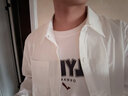 真维斯（Jeanswest）纯棉短袖t恤男运动潮流百搭休闲半袖2025新款打底夏季美式体恤衫  白色(z向往飞行) 2XL (185) (体重160-180斤) 实拍图