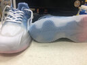 EXUELING男鞋秋季透气垫减震大码男鞋运动鞋青少年潮跑步鞋增高秋季鞋子男 天蓝【升级款】 43 (265mm) 实拍图