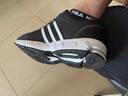 阿迪达斯 （adidas）男鞋跑步鞋 2025秋季新款运动鞋低帮缓震耐磨透气休闲鞋子男 经典黑白/网面透气/热销款/建议拍大半码 44.5 实拍图