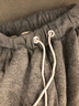 皮尔卡丹（pierre cardin）2025冬季新款休闲加绒裤子女外穿刺绣运动裤宽松裤外穿加厚休闲裤 034灰色加厚绣花款 加绒 XL 115-130斤内 实拍图