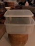 家の物语（KATEI STORY）日本进口大号保鲜盒冰箱收纳盒食品级水果蔬菜储物米箱杂粮密封盒 透明 3件套 实拍图