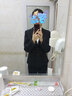 微羽轩小西装女职业装女装正装女套装修身西服外套女士工作服商务黑色西装 西装+裤（黑色2件套） L （建议100-110斤以内） 实拍图