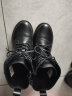 回力官方马丁靴女鞋2024春季新款女士短靴棉鞋女靴英伦风高帮靴子女 黑色加绒雪地靴 36 实拍图