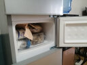 荣事达（Royalstar）【送货上门】迷你冰箱小 小型双门电冰箱家用宿舍冷冻冷藏节能 108A136【一级能效，三室三温】银 实拍图