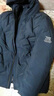 啄木鸟羽绒服男加厚短款冬季外套男士连帽防寒冬装中青年商务男装上衣服 藏青 3XL 实拍图