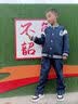 真维斯（Jeanswest）男童春秋外套儿童2026新款学院风拼接棒球服男大童春装时尚夹克衫 藏蓝/快乐生活K+太空骑行 110 实拍图