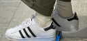 阿迪达斯 （adidas）三叶草小白鞋男女经典SUPERSTAR金标贝壳头板鞋运动鞋FU7712 FU7712 38 码/5uk/脚长23.5cm 实拍图