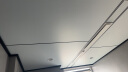 巴洛斯顿 蜂窝大板吊顶专用暖风浴霸风暖线性卫生间取暖器石膏板 管道机 Z1.2哑光白600×100龙骨安装 实拍图