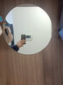 浪漫满屋镜子贴墙亚克力软镜子自粘浴室化妆镜全身镜家用高清卧室穿衣镜子 圆镜子40cm*40cm【店长推荐】 大 实拍图