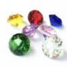 4厘米儿童彩色透明水晶玻璃钻石奖励宝石玩具小孩子生日节日礼物 【水晶4厘米】粉色一颗 晒单实拍图
