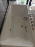 沃特玛（Waltmal）三裙边亚克力浴缸家用成人冲浪按摩恒温时尚简约欧式方形1.3-1.7m 空缸+五件套龙头+冲浪+恒温 1.4m 晒单实拍图
