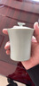 东道汝窑河南非遗2010年老东道功夫茶具配件茶叶罐密封储存陶瓷摆件 如意茶叶罐（天青） 150ml 1个 实拍图