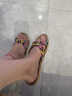 开妮特亚麻拖鞋女夏天室内家用情侣款静音地板拖家居防滑凉拖鞋居家鞋男 实拍图