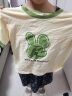 迪士尼（Disney）女童套装运动两件套夏装2023新款夏款洋气女大童夏季短袖儿童休闲 绿色套装 160 晒单实拍图