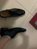 【发顺丰空运】上顿丹尼男鞋商务休闲正装皮鞋英伦隐形内增高6cm8cm大码47小码三接头牛津鞋新郎婚鞋 黑色 45 实拍图